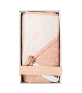 Set regalo capa de baño y sujetachupetes Dafne · Bimbidreams