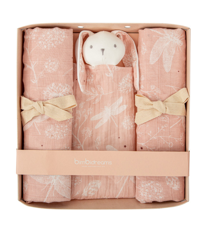 Set regalo gasas y doudou Dafne · Bimbidreams
