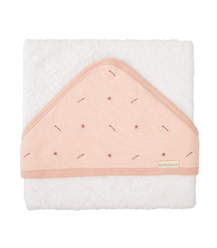 Capa de baño bebé Dafne Rosa · Bimbidreams
