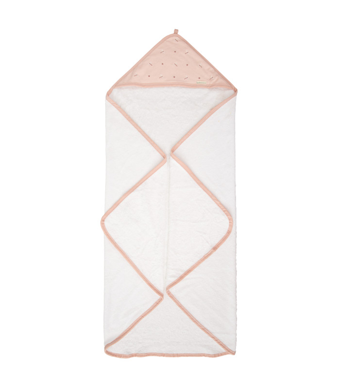 Capa de baño bebé Dafne Rosa · Bimbidreams