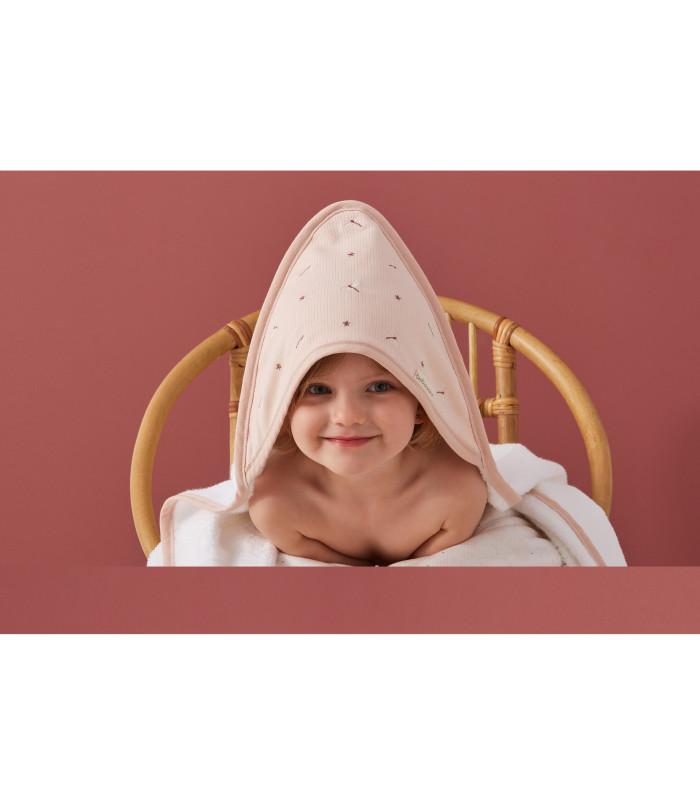 Capa de baño bebé Dafne Rosa · Bimbidreams