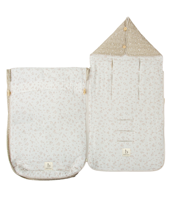 Saco de capazo con capucha Anaïs · Bimbidreams