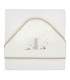 Capa de baño bebé bordada Campo Blanco · Bimbidreams