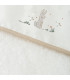Capa de baño bebé bordada Campo Blanco · Bimbidreams