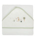 Capa de baño bebé bordada Palm Blanco · Bimbidreams