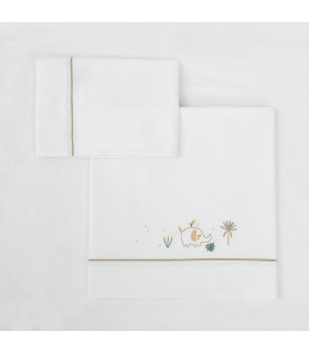Sábanas Algodón Palm Cuna · Bimbidreams