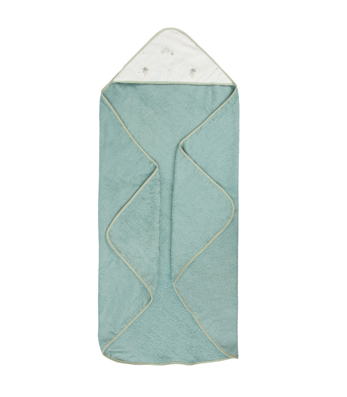 Capa de baño bebé estampada Palm Verde · Bimbidreams