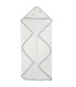 Capa de baño bebé bordada Orbit Blanco · Bimbidreams