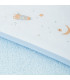 Capa de baño bebé estampada Orbit Azul · Bimbidreams