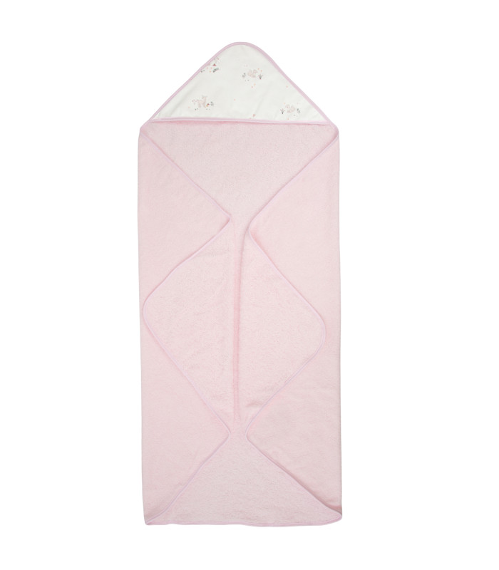 Capa de baño bebé estampada Deer Rosa · Bimbidreams