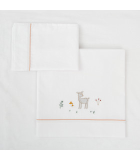 Sábanas Algodón Deer Cuna · Bimbidreams