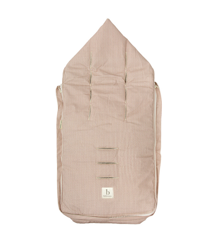 Saco de capazo con capucha Veneto Terracota · Bimbidreams