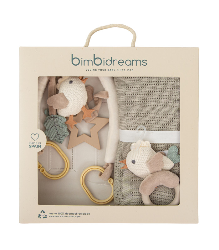 Set regalo manta de punto con peluches Chicks · Bimbidreams