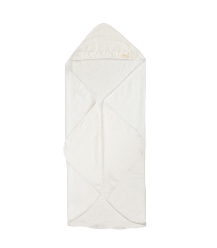 Capa de baño bebé estampada Cloud Blanco · Bimbidreams