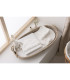 Capa de baño bebé estampada Cloud Blanco · Bimbidreams