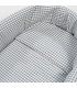 Vestiduras moisés Praliné Vichy/Rayas Matcha | Walking Mum