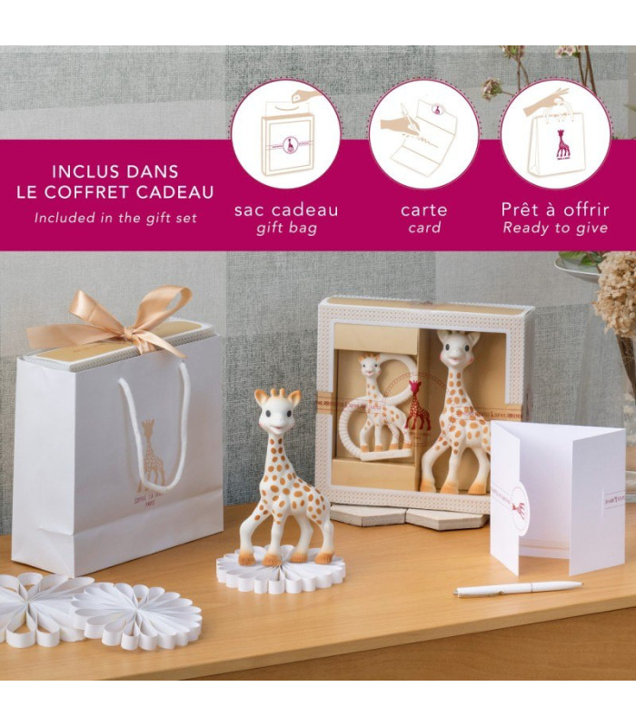 Set regalo Sophie la girafe + Anillo dentición | Nenelandia