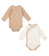 Body bebé manga larga pack 2 0-1 Mes Farm · Bimbidreams