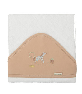 Capa de baño bebé bordada Farm · Bimbidreams