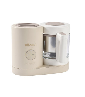 Robot de cocina para bebé Béaba Babycook Neo en color beige, vista de tres cuartos