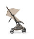 Cybex Orfeo Almond Beige, silla de paseo ligera, vista lateral