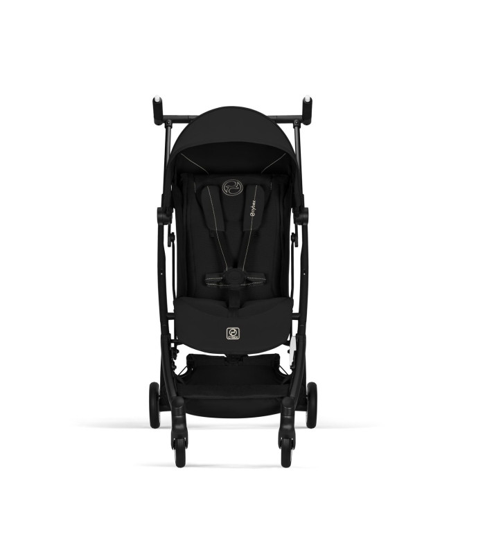 Cybex Libelle Magic Black, silla de paseo ligera, vista frontal