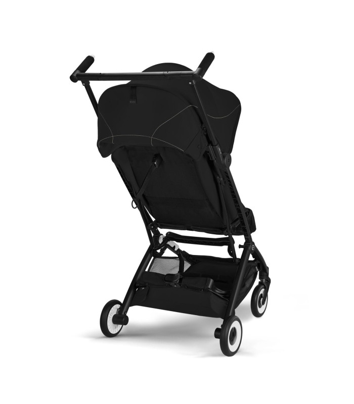 Cybex Libelle Magic Black, silla de paseo ligera, vista trasera