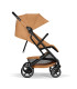 Cybex Beezy Cinnamon Yellow, silla de paseo compacta, vista lateral