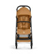 Cybex Beezy Cinnamon Yellow, silla de paseo compacta, vista frontal