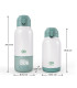 Medidas del Kinderkraft Gaja verde: 24,9 cm con base calefactora y 19,8 cm solo el termo