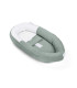 Reductor de cuna Doomoo Cocoon Tetra Green verde con cinturón, nido para recién nacido disponible en Madrid