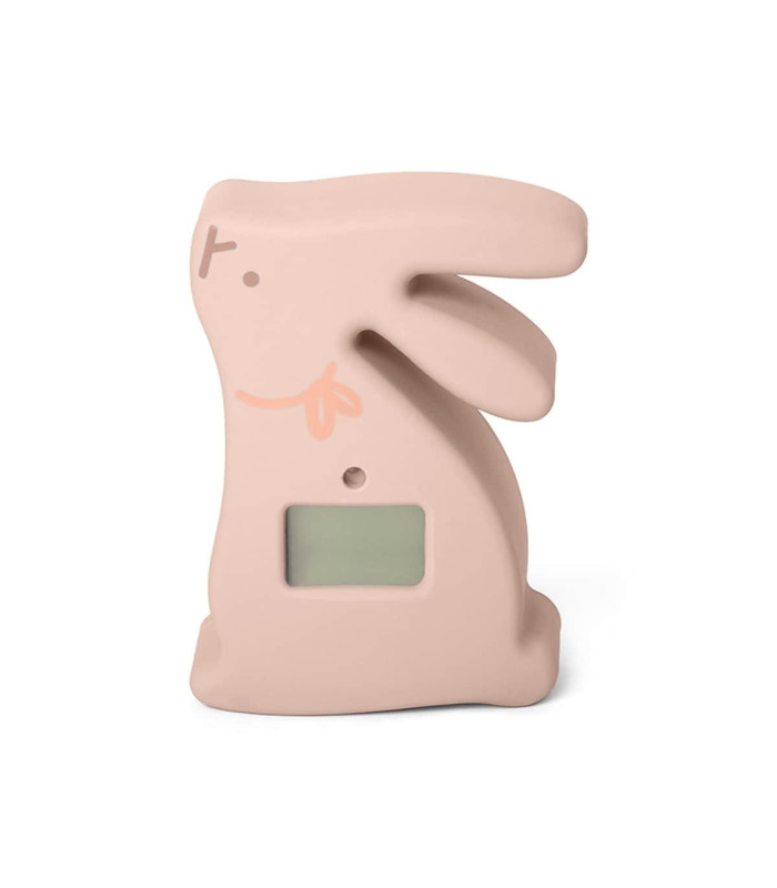 Termómetro de baño para bebé Suavinex Wonderland en color rosa con pantalla digital