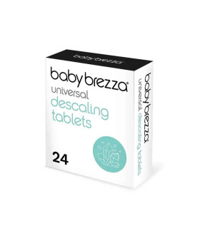 Caja de 24 pastillas descalcificadoras universales Baby Brezza, recambio original disponible en Madrid