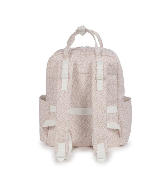 Mochila maternidad Maison Tender estampado Flores vista trasera