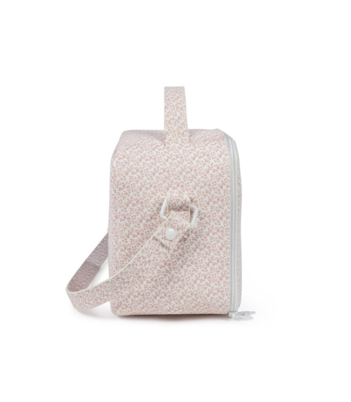 Bolsa térmica para bebé Maison Tender estampado Flores vista lateral