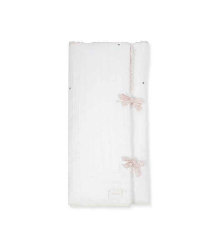 Saco arrullo manta Maison Tender estampado Flores vista frontal