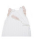 Saco de dormir de verano para bebé Maison Tender estampado Flores detalle de broches y tejido