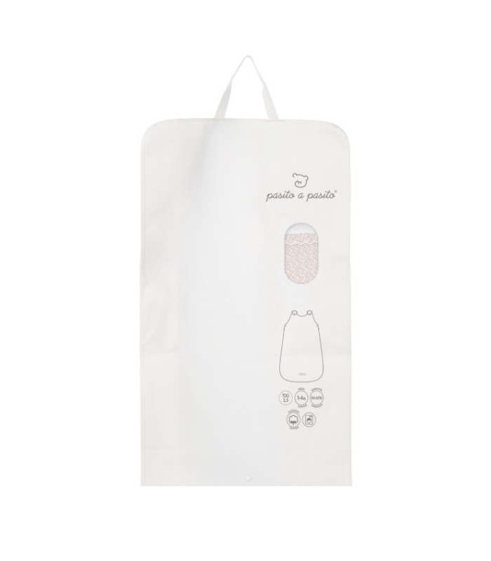 Saco de dormir de invierno para bebé Maison Tender estampado Flores en su funda
