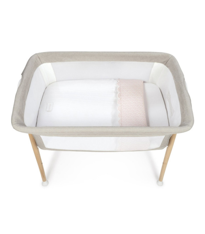 Set de edredón para minicuna 90x50 Maison Tender estampado Flores en la minicuna