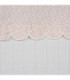 Cortina infantil Maison Tender estampado Flores detalle del volante y los lazos