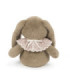 Peluche conejito Maison Tender estampado Flores vista trasera