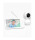 Vigilabebés Momcozy BM03 con monitor de 5,5 pulgadas y cámara blanca