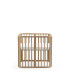 Minicuna Stokke Nighti Mini en madera de haya color Natural con sábana blanca