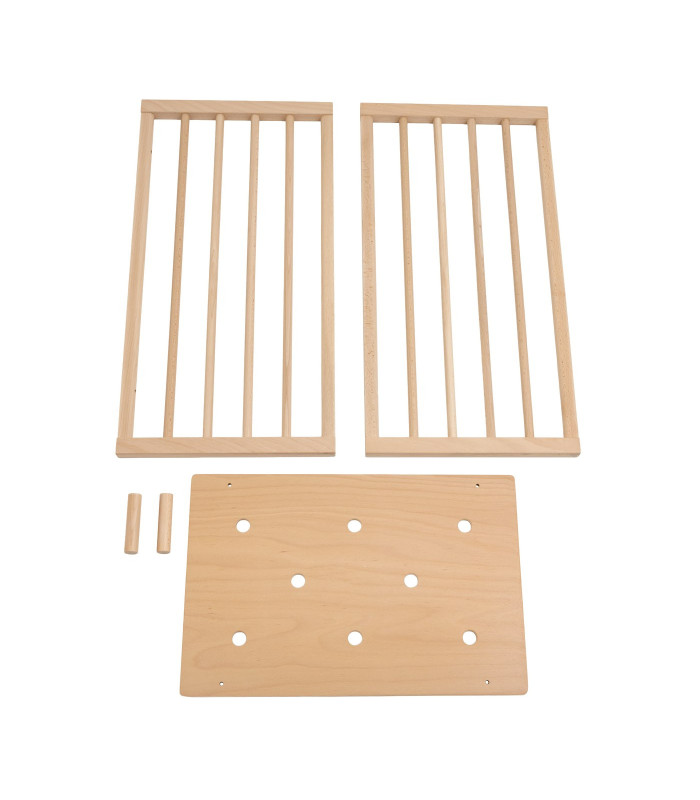 Kit de extensión Stokke Nighti en color Natural: laterales, base y piezas de unión