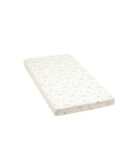 Sábana bajera Stokke 60 x 120 Sage Green Map, estampado de mapa en verde salvia