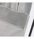 Interior de velour del saco silla invierno Little Bloom Vichy Gris de Pasito a Pasito
