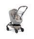 Protector de lluvia Joolz Aer 2 para asiento reversible, gris, colocado en el carrito. Disponible en Nenelandia Madrid
