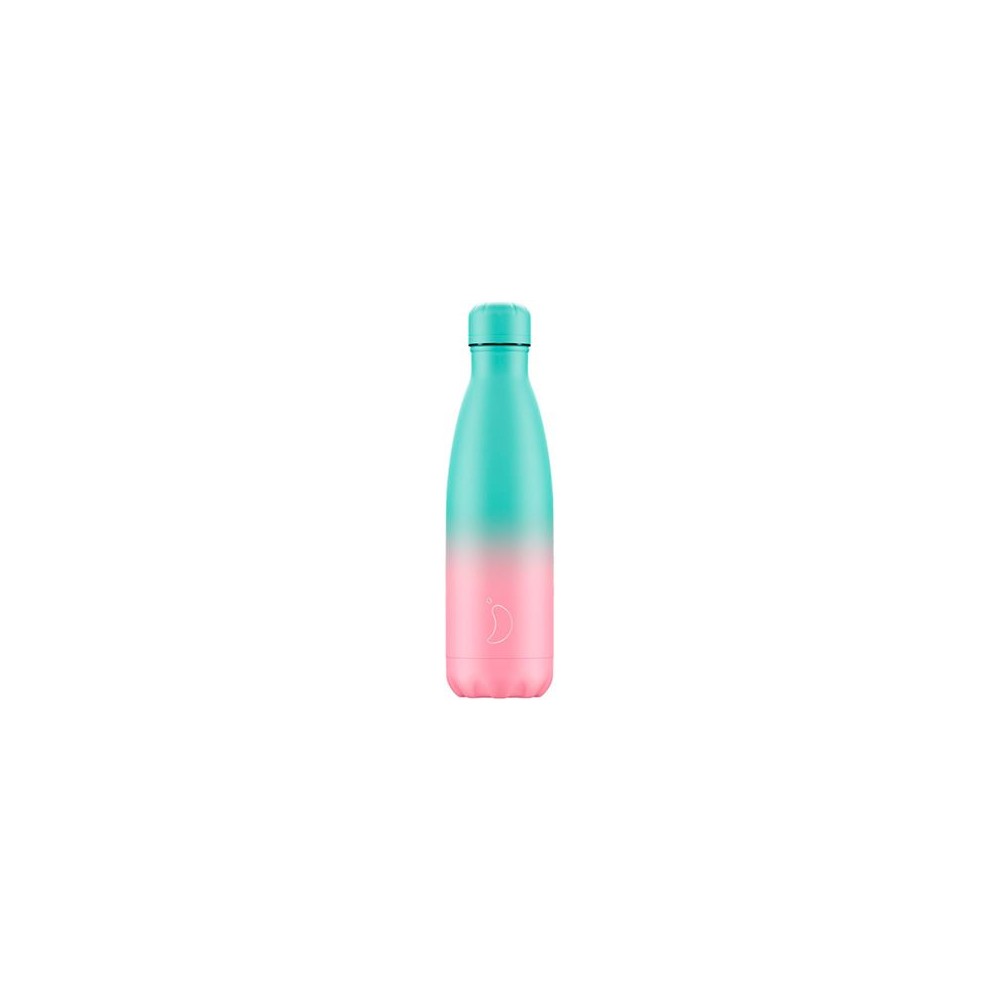 Botella Chillys Gradient Blush Menta/Rosa 500ml