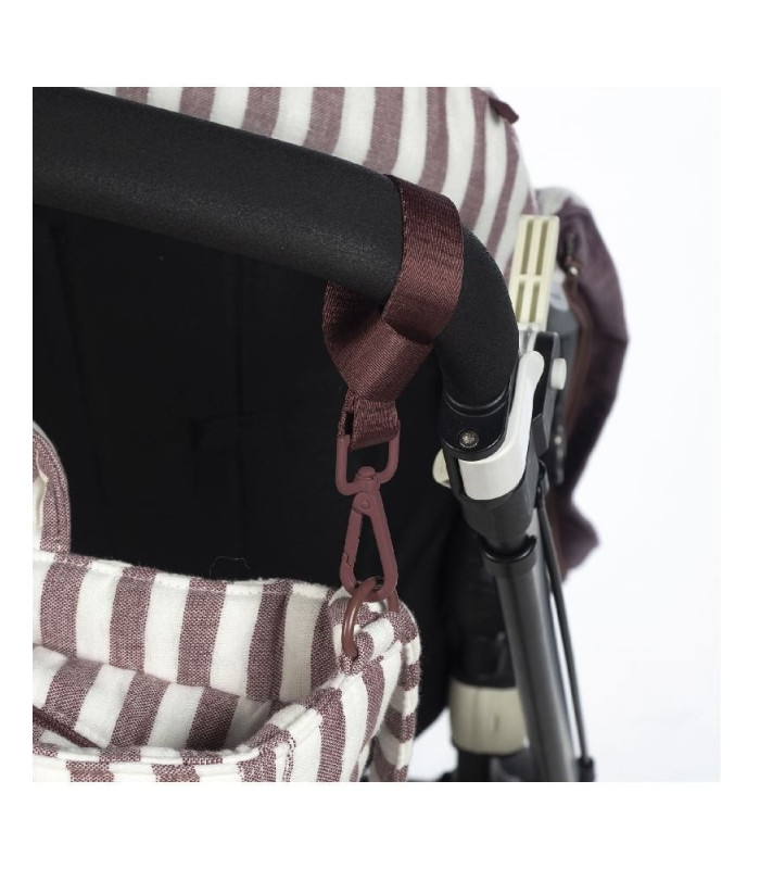 Bolsa Canastilla Cherry Rayas
