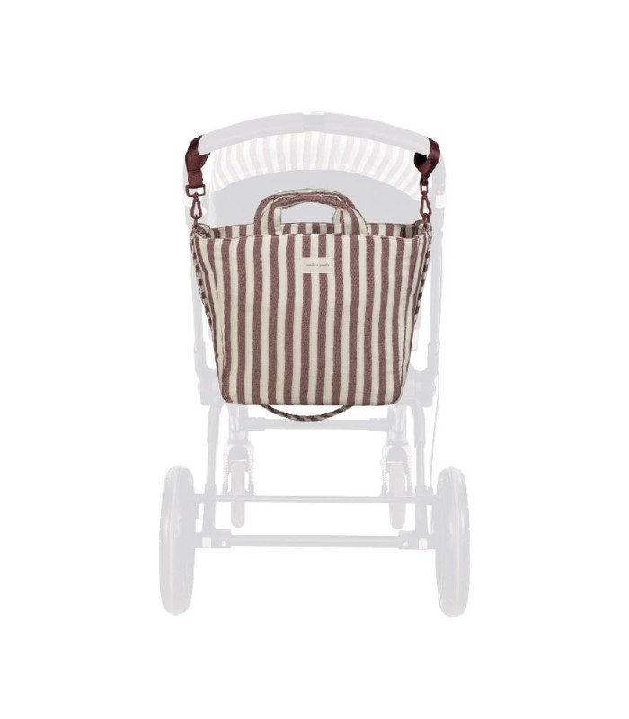 Bolsa Canastilla Cherry Rayas